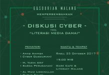Diskusi ”Literasi Media Damai”