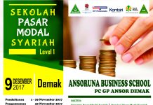 Ansor Demak Gelar Sekolah Pasar Modal Syariah