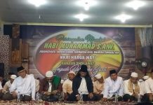 Ribuan Jamaah Hadiri Maulid Nabi ABG Kanzus Sholawat Kudus
