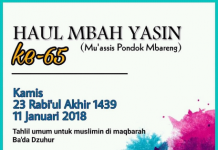Haul ke-65 Mbah Yasin