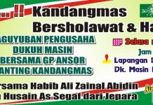 Kandangmas Bersalawat Dirangkai Halalbihalal