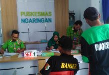 Penuhi Persyaratan Pelatihan, Ratusan Kader Ansor – Banser Grobogan Datangi Puskesmas