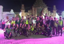 Bersama TNI-POLRI, Banser Amankan Tradisi Rebo Wekasan di Jepang