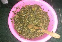 Pecelan Godong Telo Genderuwo, Masakan Khas Wong Padurenan