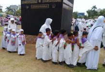 1900 Murid TK Muslimat NU Praktik Manasik Haji