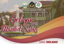 Himpunan Mahasiswa IPA IAIN Kudus Gelar Maulid Sains 2018