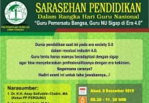 Sarasehan Pendidikan Peringati Hari Guru Nasional