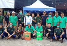 Di Wilayah Mejobo, MWC NU dan Banom Semprot Lebih dari 150 Titik