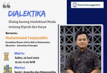 “Dialektika” Bareng Muhammad Taqiyuddin