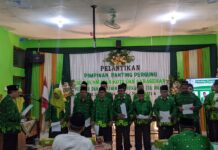 Dilantik, 20 Pimpinan Ranting Pergunu se-Kecamatan Kota Kudus