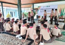 Ma’arif NU Rembang Ajak Jaga Marwah NU dalam Gerakan Pramuka