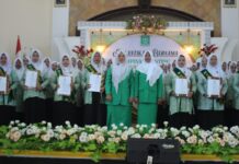 Tujuh PR-PAR Fatayat NU Undaan Dilantik Bersama, Hj. Farida: Semoga Dapat Pituduh dan Pitulungan