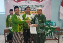 Kembali Pimpin NU Desa Mejobo, K. Muhaimin Kamaluddin – K.M. Nur Sa’id Hasyim Bakal Fokus Program Prioritas Lima Tahun ke Depan