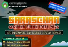 Ma’had Aly TBS Kudus Agendakan Sarasehan Gerhana Bulan Total