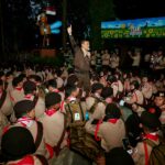 Datang ke Jamnas Cibubur, Gubernur Ahmad Luthfi Motivasi 1.488 Pramuka Jateng