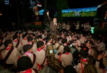 Datang ke Jamnas Cibubur, Gubernur Ahmad Luthfi Motivasi 1.488 Pramuka Jateng