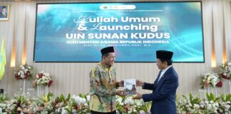 Menag RI Ajak UIN Sunan Kudus Ciptakan Kampus yang Mencerahkan dan Meneduhkan