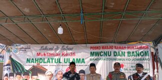 Masjid di Jombang Jadi Posko Ramah Muktamirin
