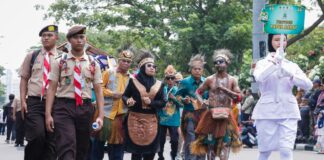 Pawai Ta’aruf MTQ Nasional di Jateng, 46 Defile Tampilkan Keragaman Budaya Indonesia