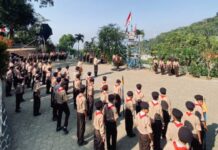 Dari Kemah Ta’aruf MTs NU Raden Umar Sa’id, Pramuka Membentuk Karakter Peserta Didik
