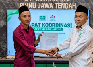 Dilantik, Pengelola LSP P2 Ma’arif Jateng yang Baru