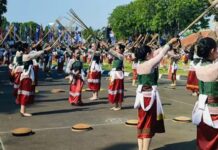 Pecahkan Rekor MURI, Tari Lajur Caping Kalo Jadi Nilai Tambah Budaya Kudus