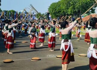 Pecahkan Rekor MURI, Tari Lajur Caping Kalo Jadi Nilai Tambah Budaya Kudus