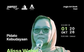Alissa Wahid Dijadwalkan Bawakan Pidato Kebudayaan Jogja Art dan Books Festival