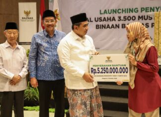 Baznas Jateng Serahkan Bantuan Modal Produktif Kepada 1.750 Mustahik