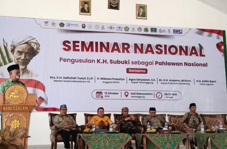 Seminar Nasional, KH. Subuki Dinilai Layak Jadi Pahlawan Nasional