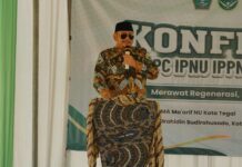 Buka Konfercab IPNU-IPPNU Kota Tegal, Wali Kota Ingatkan Kemandirian dan Pakta Integritas Kader