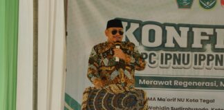 Buka Konfercab IPNU-IPPNU Kota Tegal, Wali Kota Ingatkan Kemandirian dan Pakta Integritas Kader